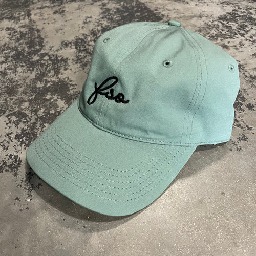 561 Hat Dad Cap FSO Script Sage/Black