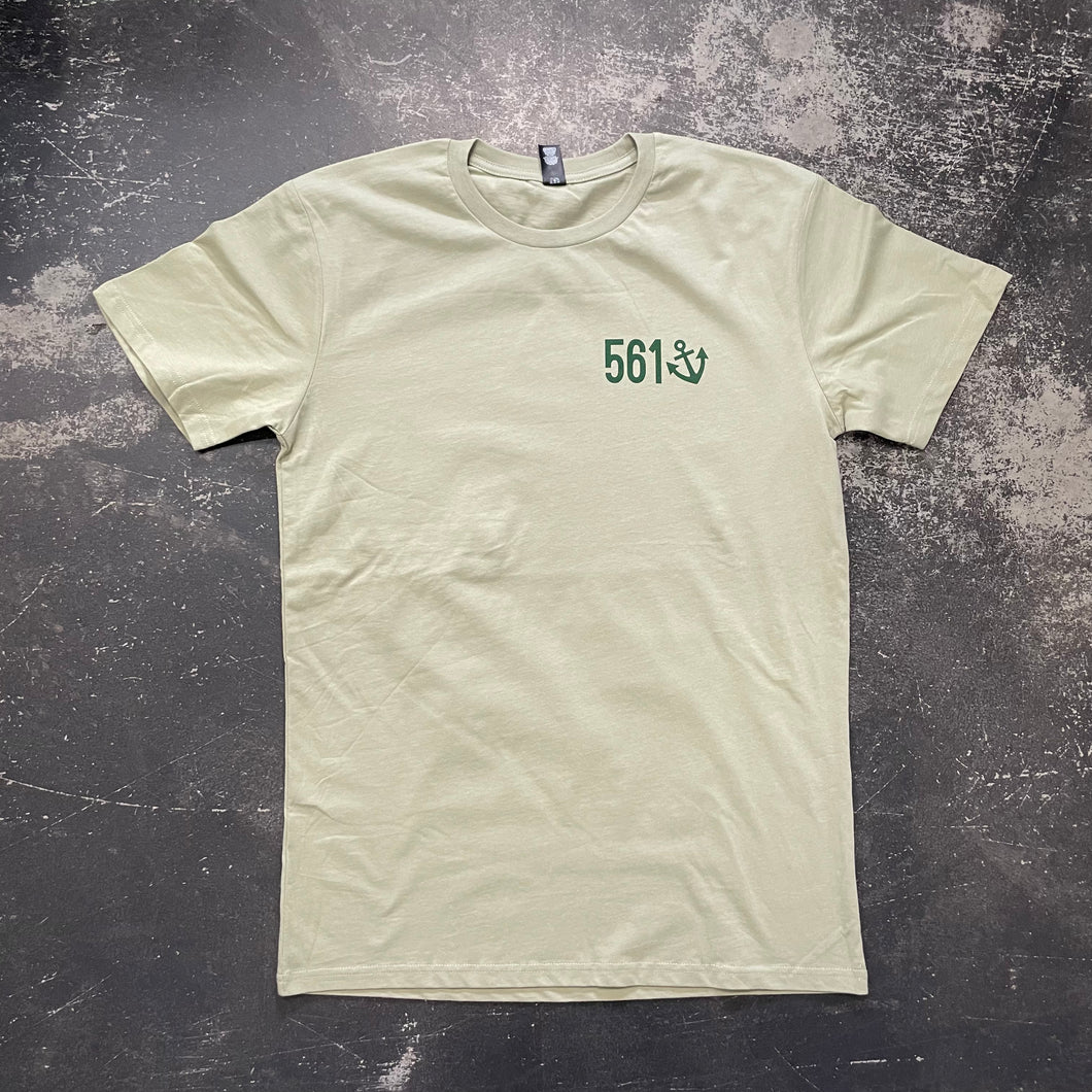 561 T-shirt Fishing Club Pistachio/Forest Green