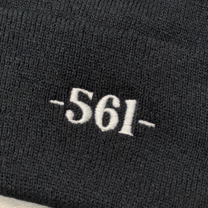 561 Beanie Port Logo Black/White