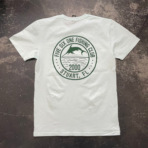 561 T-shirt Fishing Club Seafoam/Forest Green