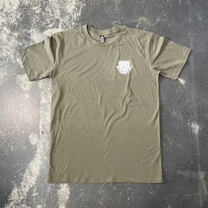 561 T-Shirt Volclay Heather Olive/White