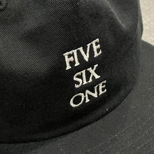 561 Hat Unstructured 5 Panel Optimus Black/White