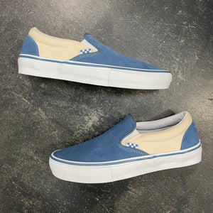 Vans Skate Slip On Cream/Light Navy