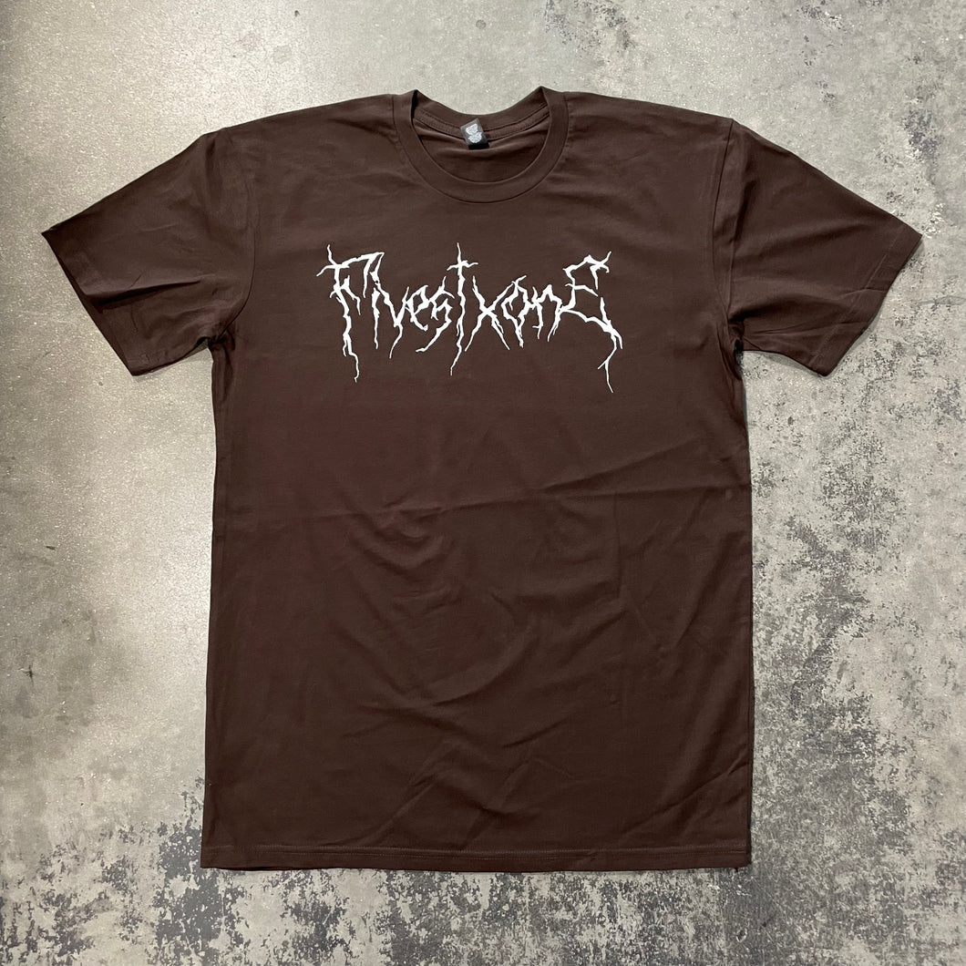 561 T-Shirt Black Metal Brown/White