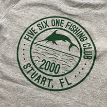 561 T-shirt Fishing Club Heather Grey/Forest Green