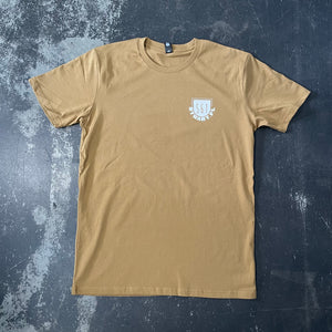 561 T-Shirt Volclay Camel/White