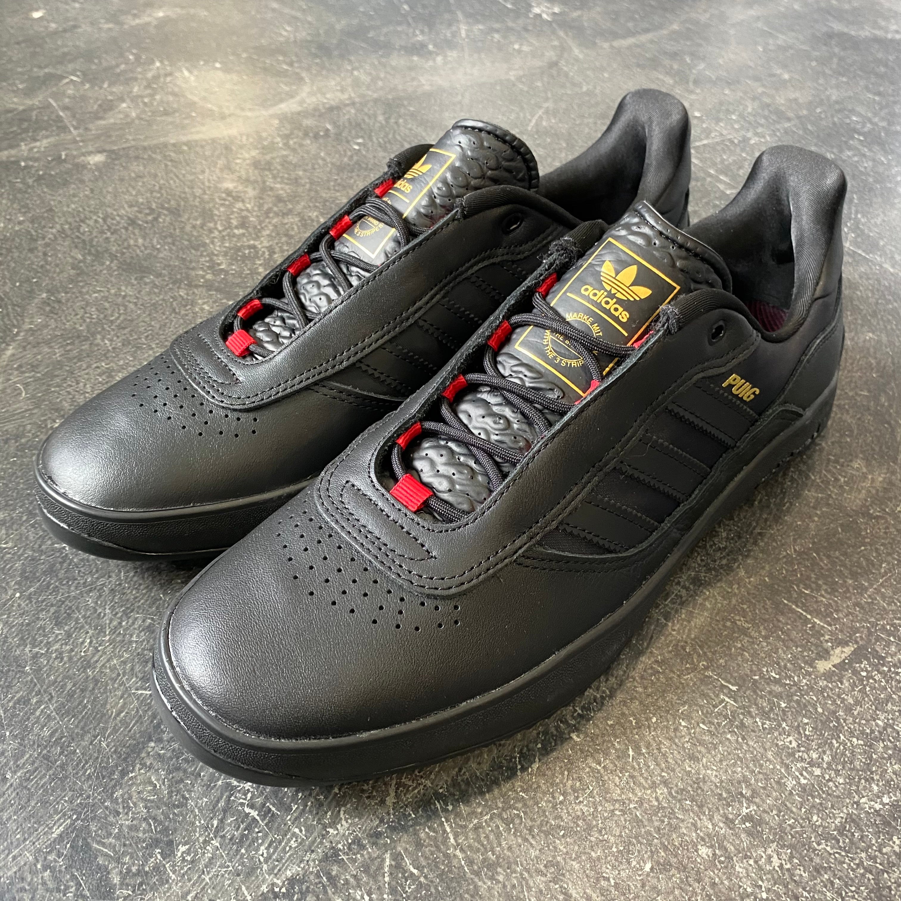 Adidas Puig Black/Red Leather SALE 561 Skate Adidas Puig Black/Red Leather SALE 561 Skate