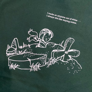 561 T-Shirt Airplane Green/White