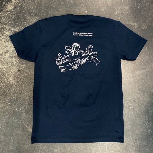 561 T-Shirt Airplane Navy/White