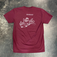 561 T-Shirt Airplane Burgundy/White