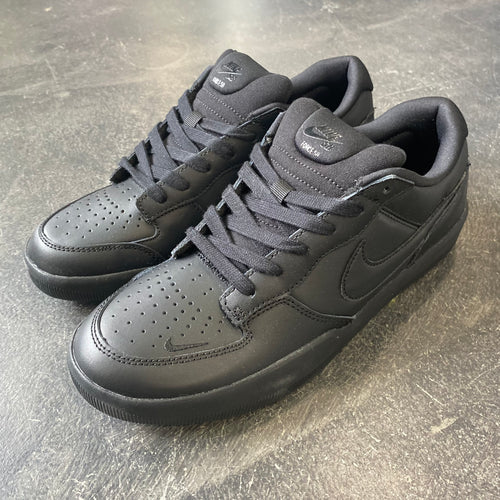 Nike SB Force 58 Premium Black Leather SALE