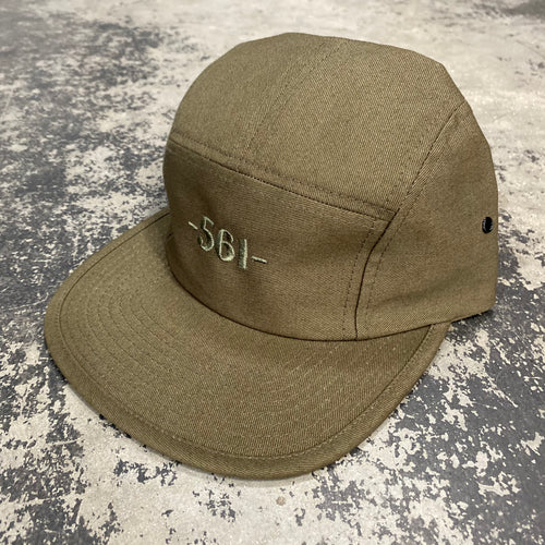 561 Hat 5-Panel Port Logo Olive Green