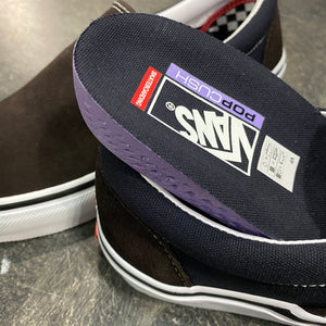 Vans Skate Slip On Dark Brown/Navy