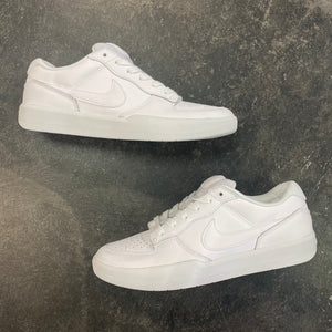 Nike SB Force 58 Premium Leather White/White/White
