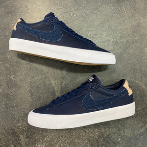 Nike SB Blazer Low GT PRM Midnight Navy SALE