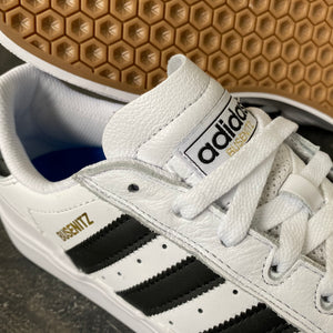 Adidas Busenitz Vulc 2 White/Black Leather