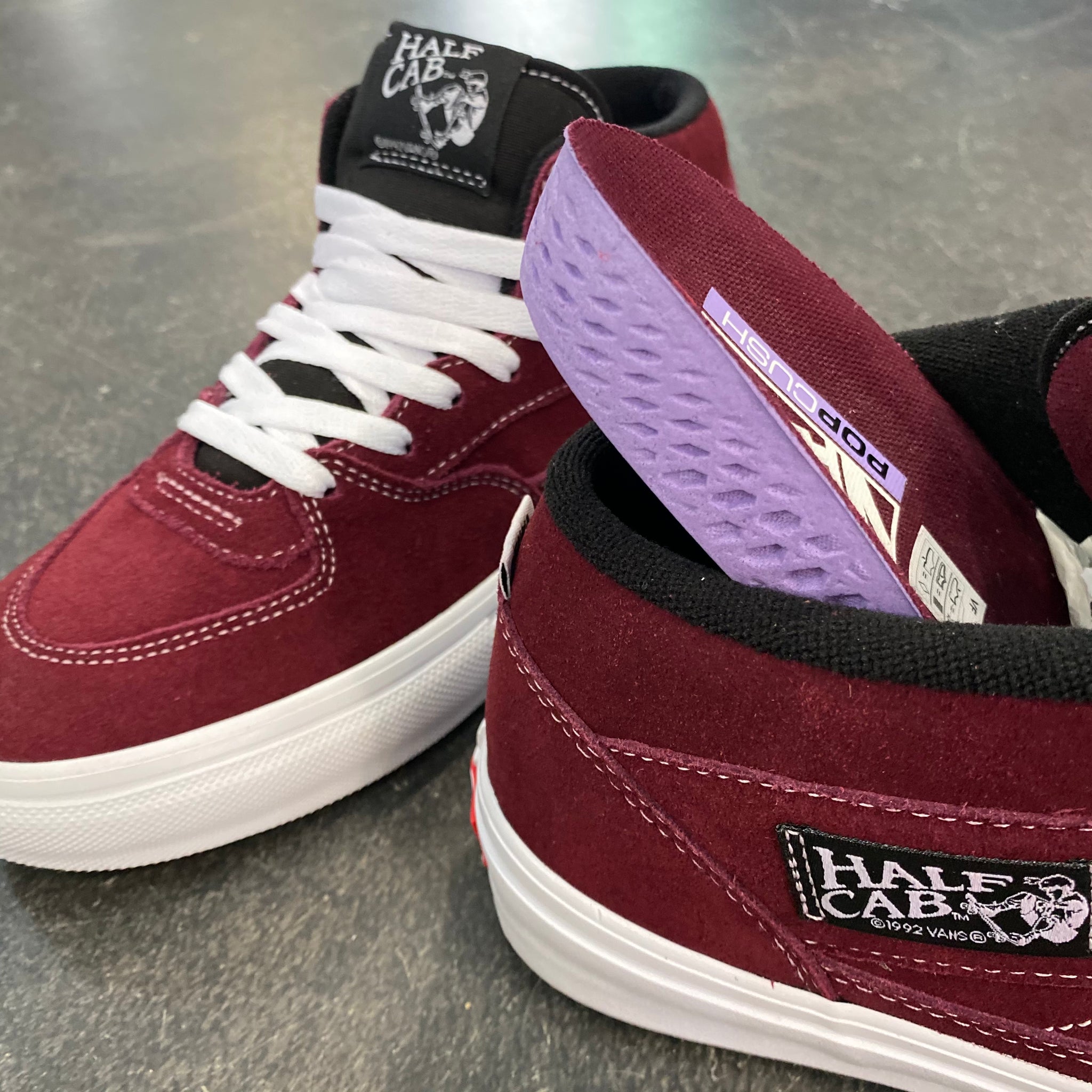 Vans half cab donna top porpora