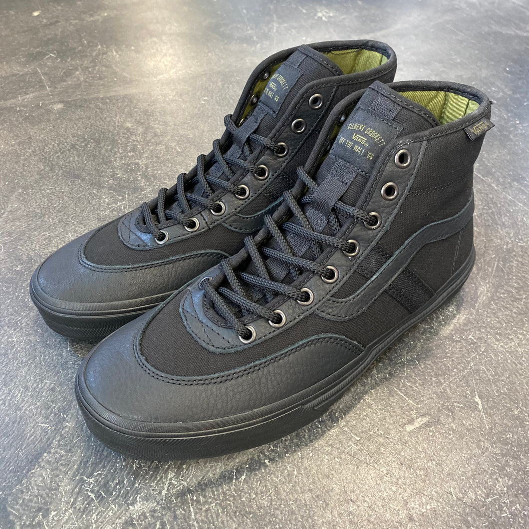 Vans Skate Crockett High Butter Leather Black