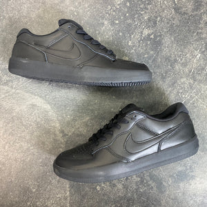 Nike SB Force 58 Premium Black Leather SALE