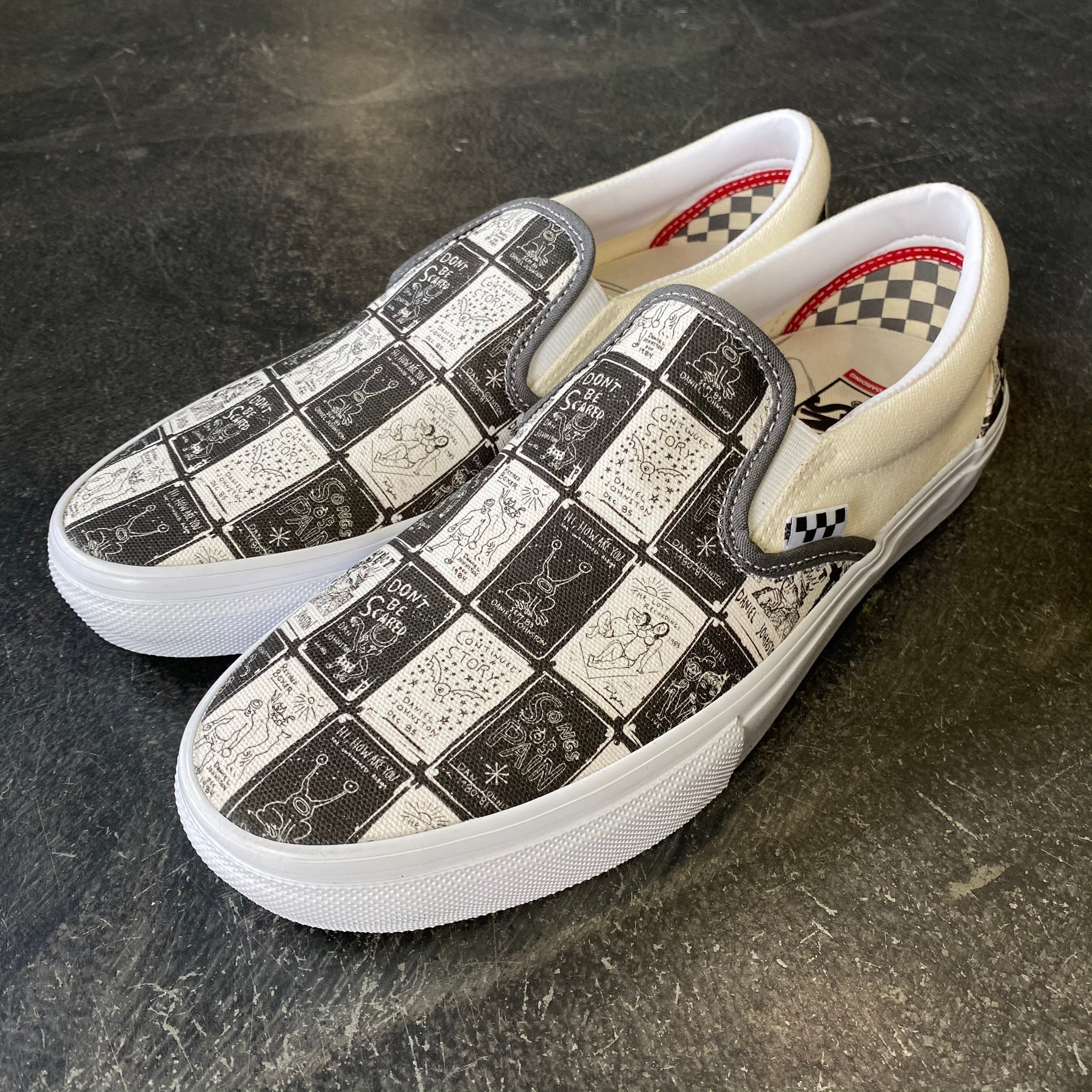 Vans Skate Slip On Daniel Johnston No Comply 561 Skate