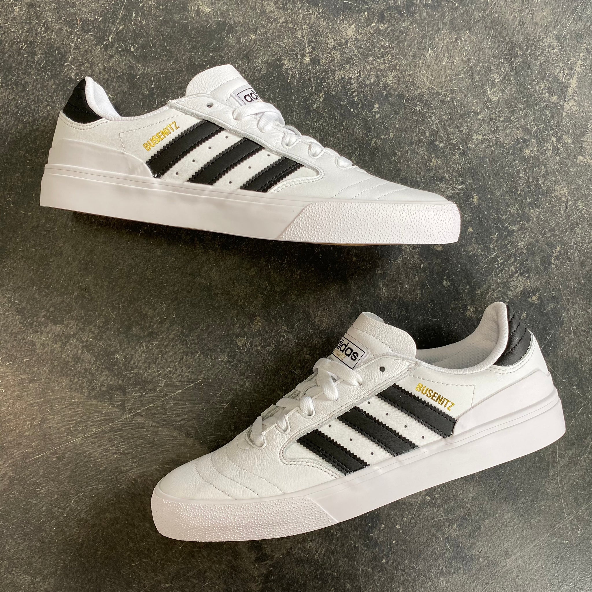 Adidas Busenitz Vulc 2 White/Black Leather SALE 561 Skate Adidas Busenitz Vulc 2 White/Black Leather SALE 561 Skate