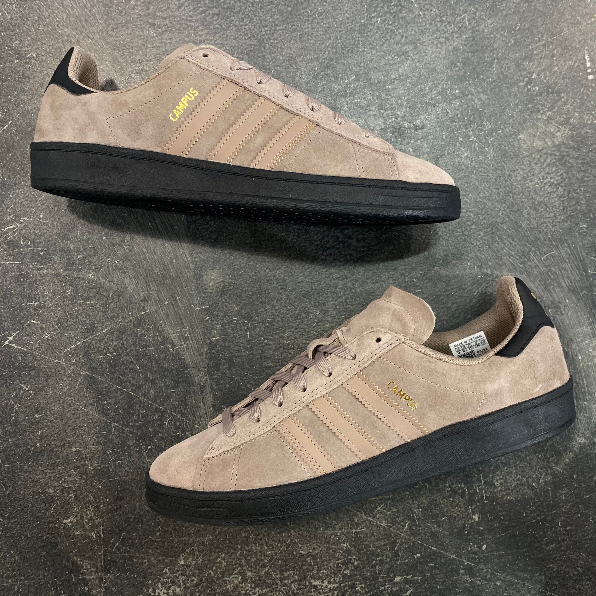 Adidas Campus ADV Charcoal Brown Black 561 Skate