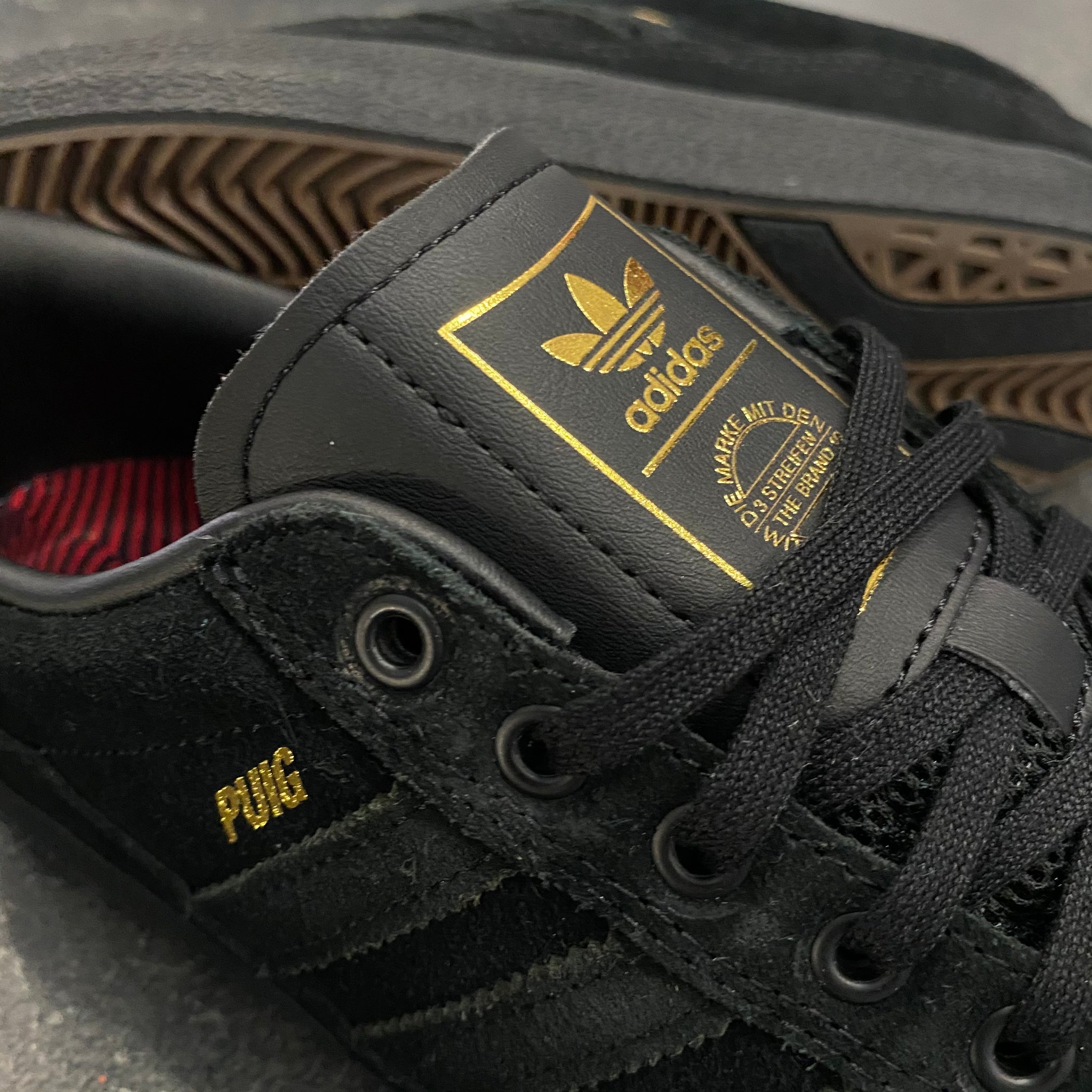 Adidas Puig Indoor Black Black Gum SALE 561 Skate