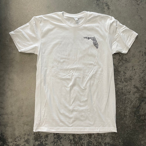 561 T-Shirt Florida Fill White/Black