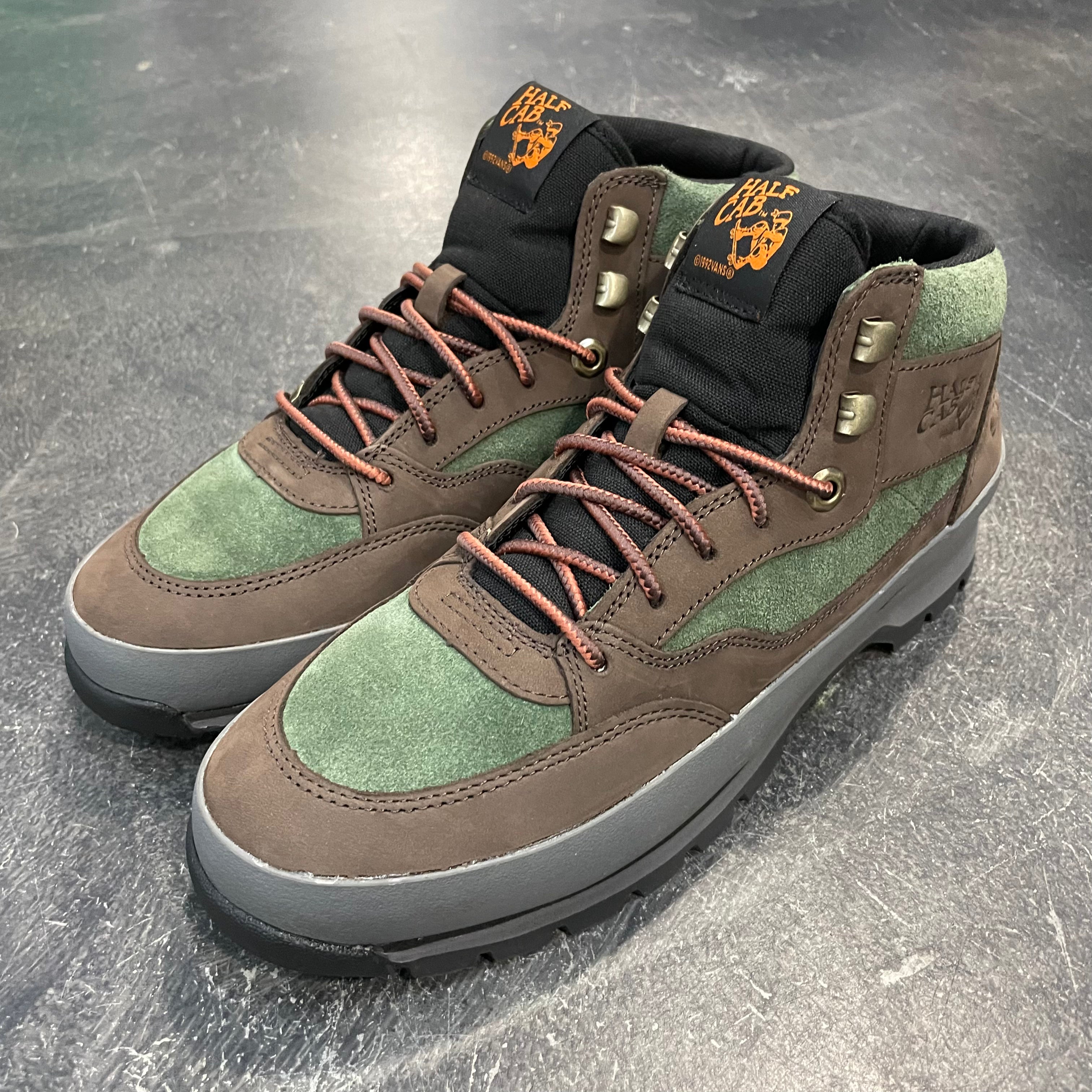 Vans X Timberland Half Cab Hiker Green Brown SALE 561 Skate