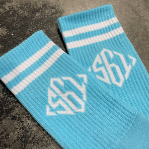 561 Socks Diamond Monogram Logo