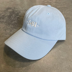 561 Hat Dad Cap Port Logo Light Blue/White