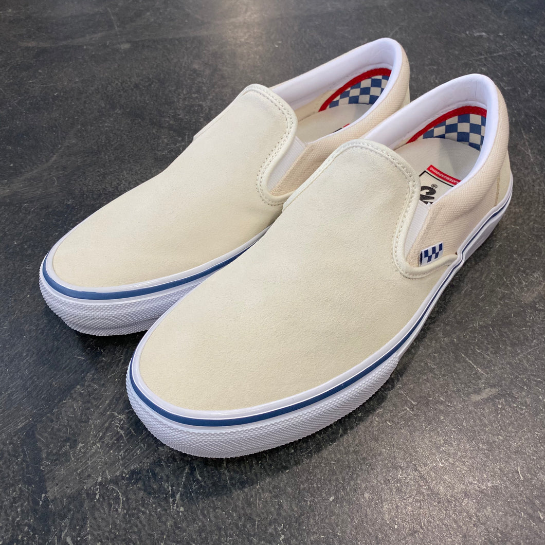 Vans Skate Slip On Raw Canvas Classic White 561 Skate