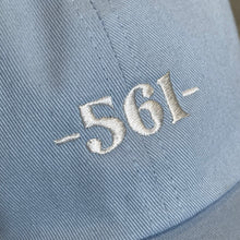 561 Hat Dad Cap Port Logo Light Blue/White