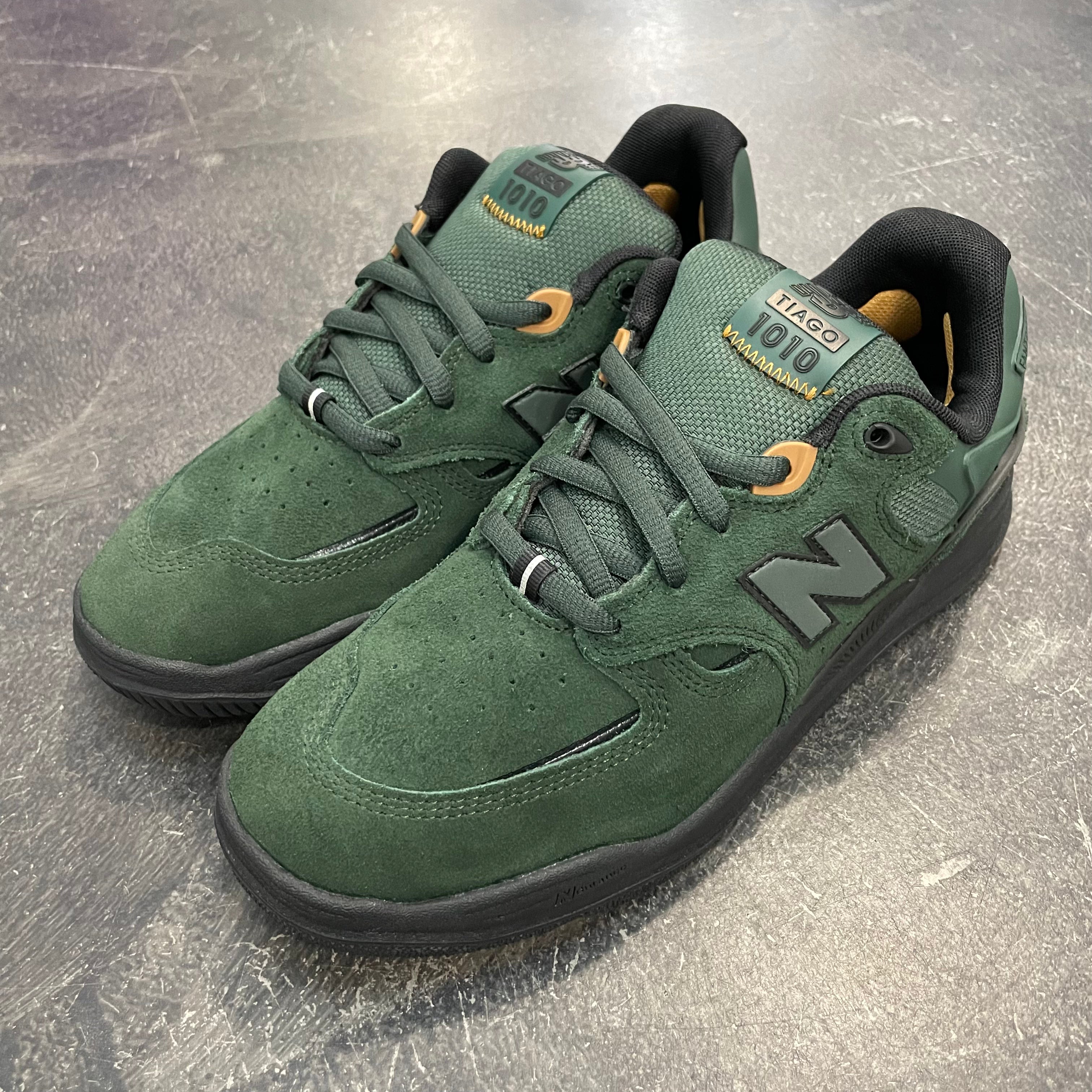 New balance skate shoes green sales