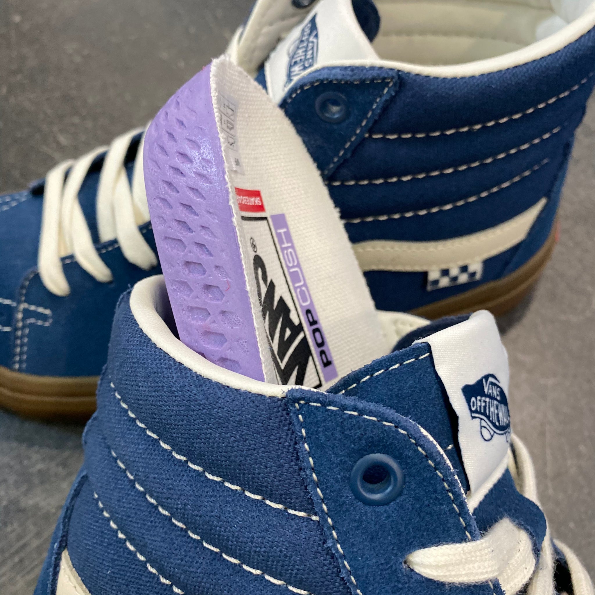 Vans dark sales denim gum