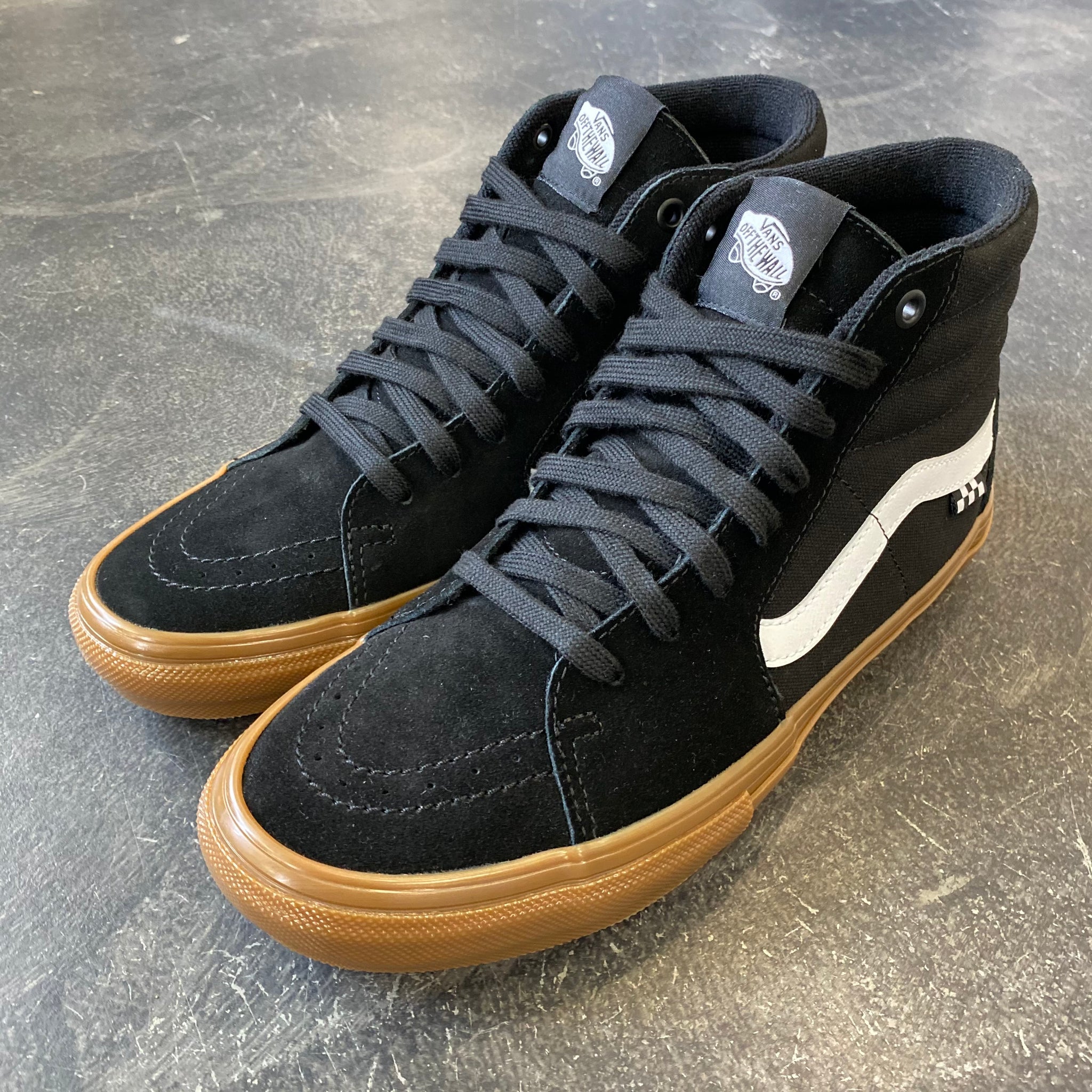 Vans Skate Sk8-Hi Black/Gum SALE