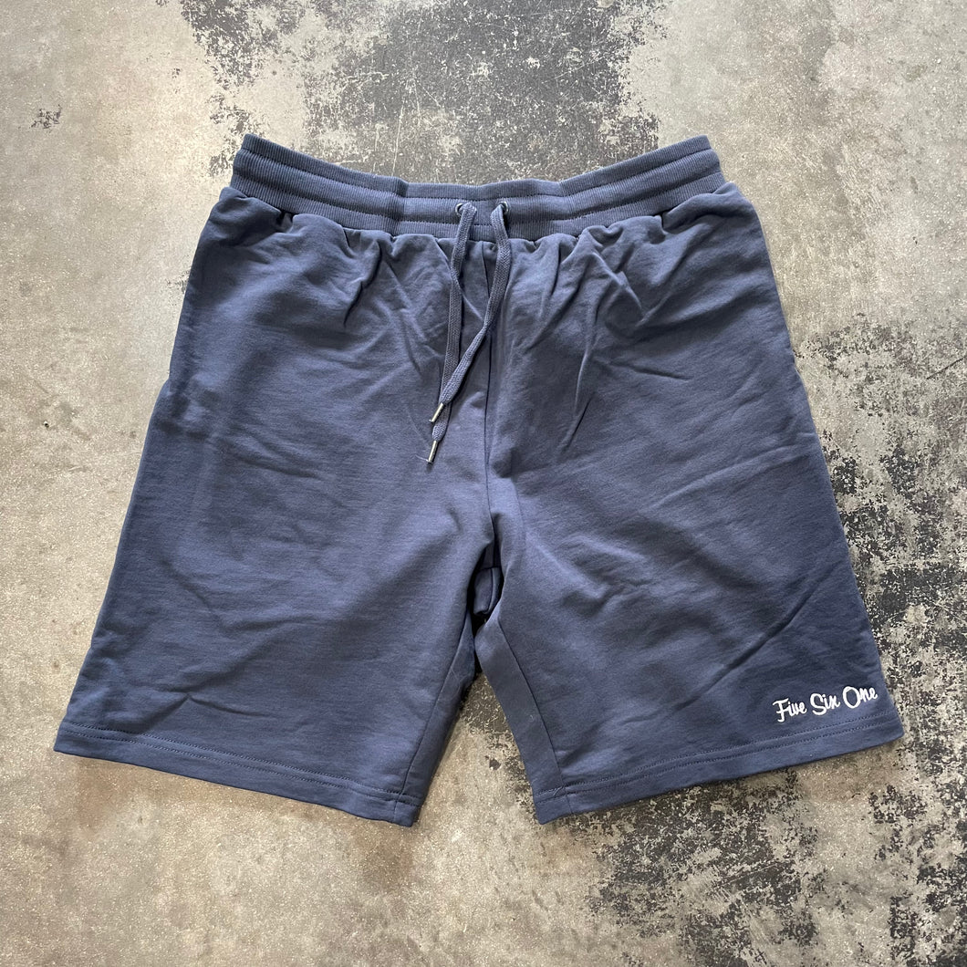 561 Sweat Short II Petrol Blue/White