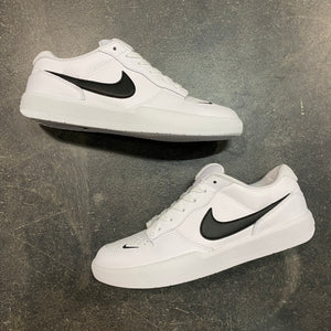Nike SB Force 58 PRM Leather White/Black SALE