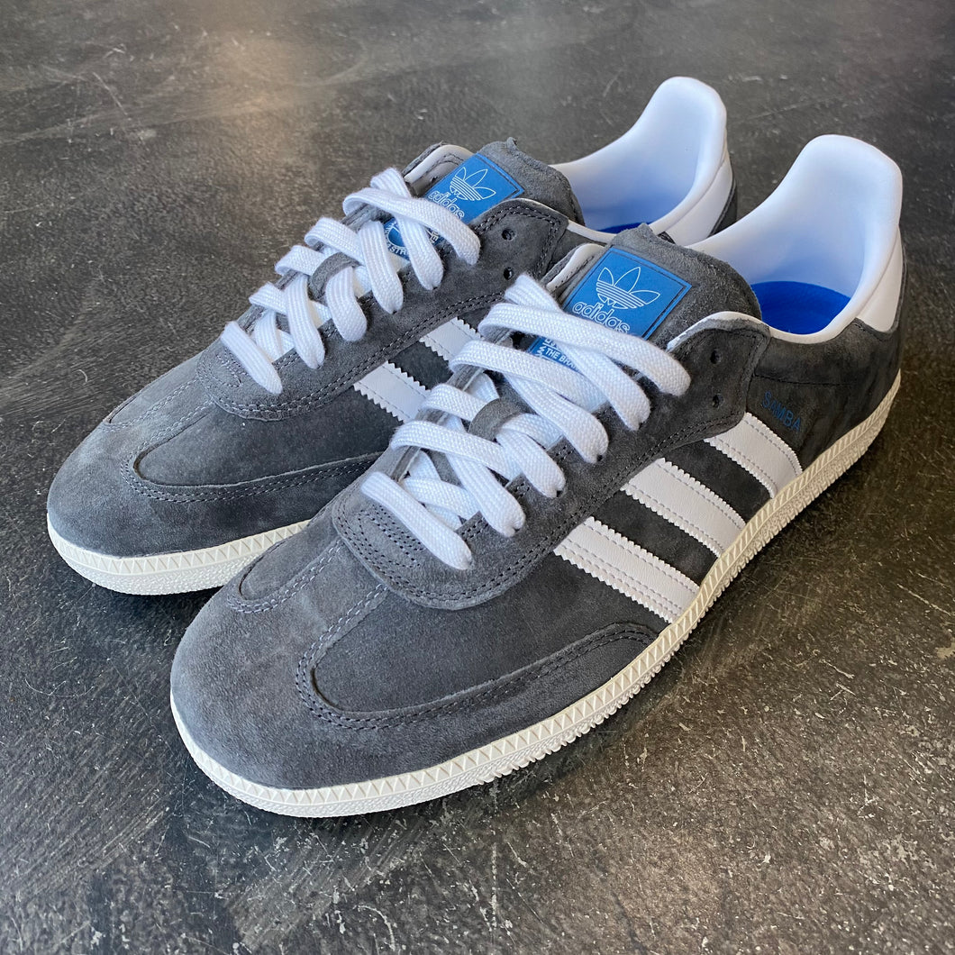 gray adidas samba
