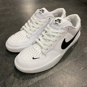 Nike SB Force 58 PRM Leather White/Black SALE