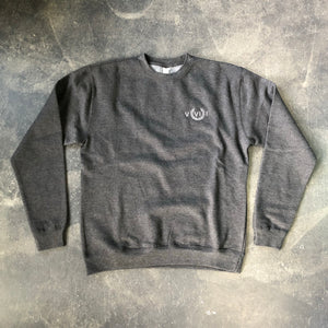 561 Sweatshirt Crewneck Numeral Charcoal Heather/White