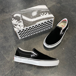 Vans Skate Slip On Black/White SALE