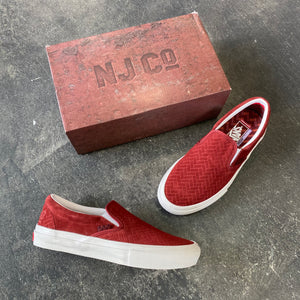 Vans Skate Slip On NJ Brick/White