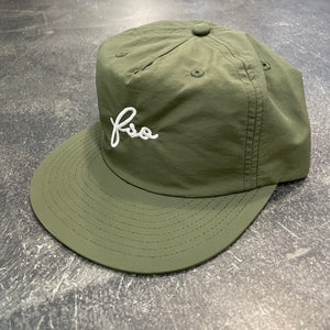 561 Hat Relaxed Nylon FSO Script Army Green