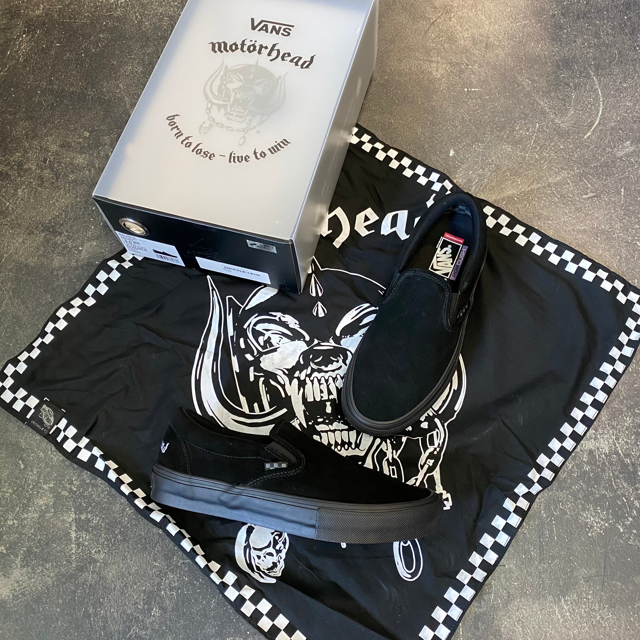 Vans slip on motorhead hotsell