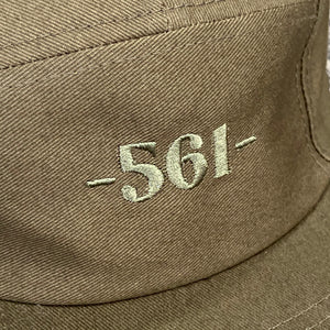 561 Hat 5-Panel Port Logo Olive Green