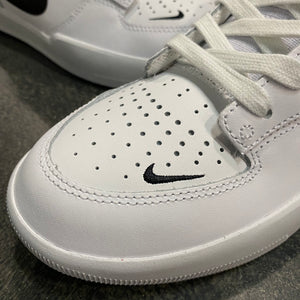 Nike SB Force 58 PRM Leather White/Black SALE