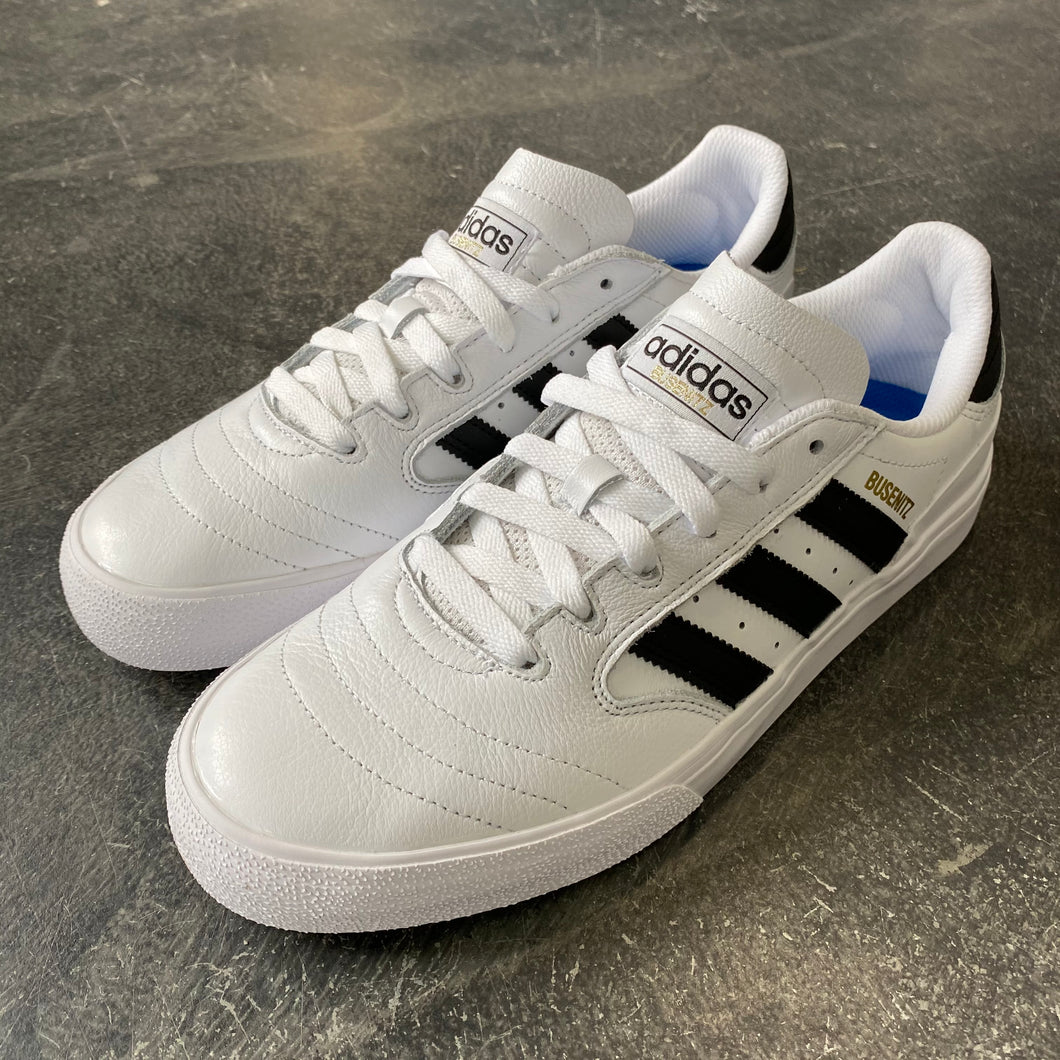 Adidas Busenitz Vulc 2 White/Black Leather SALE 561 Skate Adidas Busenitz Vulc 2 White/Black Leather SALE 561 Skate