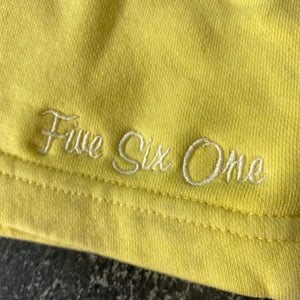 561 Sweatshorts Yellow Pigment Dyed/White